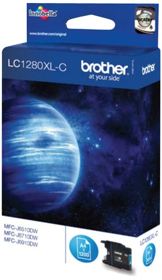 Brother LC1280XLC | Rašalo kasetė | Žydra spalva