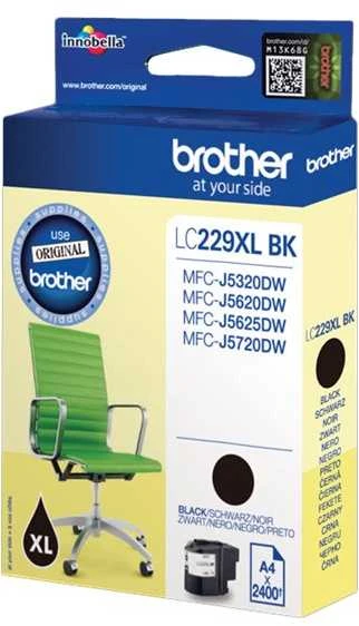 Tusz Brother Oryginalny Kasetė Atramentowy Brother LC-229XLBKBP Juodas
