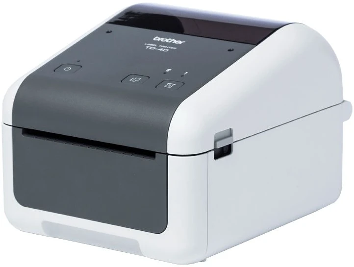 Brother TD-4425DN 4 colių stalinis lipnių etikečių spausdintuvas be pagrindo 203 DPI, USB-C/LAN