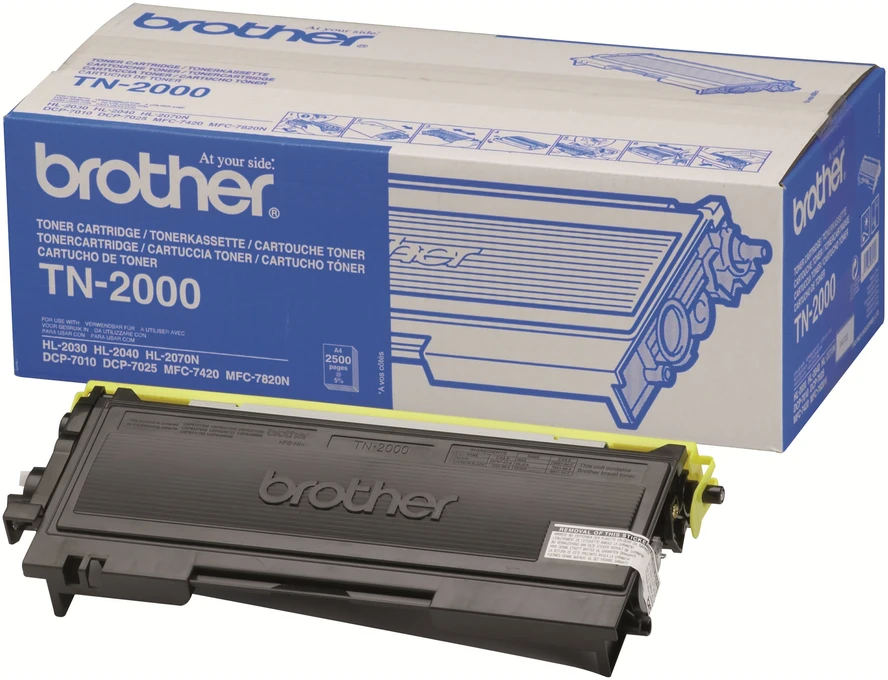 Brother Toneris TN2000, HL-2030/2040/2070N spausdintuvams (spausdina iki 2500psl)