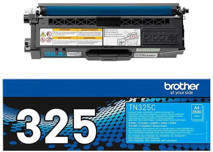 BROTHER TN-325C TONERIS HIGH CYAN 3500P