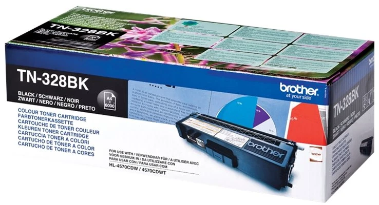 BROTHER TN-328BK TONERIS S.HIGH BLK 6000P