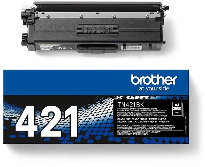 BROTHER TN-421BK Juodas TONER, 3,000P
