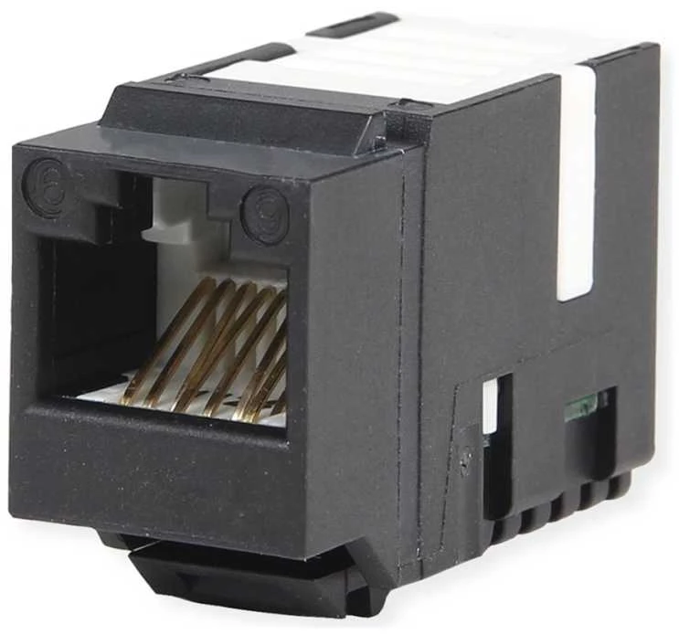 Metz Connect BTR NETCOM 130A10-29-I-B1, juodas, IDC, RJ-45, Cat6, T568A/B, RoHS