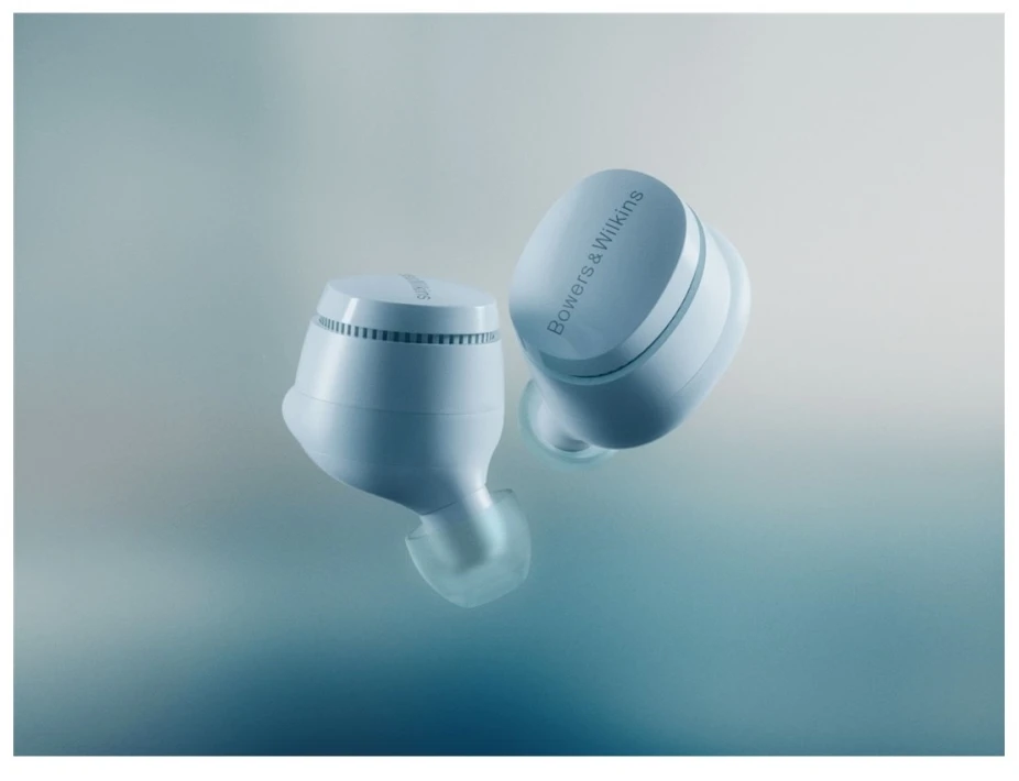 Ausinės Bowers Wilkins B&W Pi6 nappikuulokkeet aktiivisella melunvaimennuksella, sininen