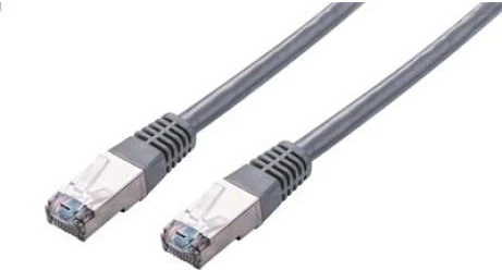 C-TECH kabelis patchcord Cat5e, FTP, pilkas, 3m