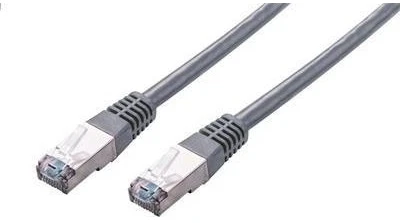 C-TECH kabelis patchcord Cat5e, FTP, pilkas, 5m
