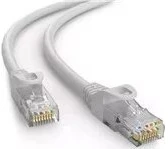 C-Tech kabelis patchcord Cat6e, UTP, pilka, 0,5m