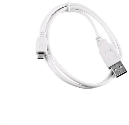 Kabelis USB C-Tech USB-A - microUSB 2 m Baltas (CB-USB2M-20W)