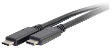 C2G 1 m USB C tipo kabelis – palaikymas 4K – USB 3.1 (2 kartos) M/M – USB C kabelis, 1 m, USB C, USB C, USB 3.2 Gen 2 (3.1 Gen 2), kištukas/kištukas, juodas