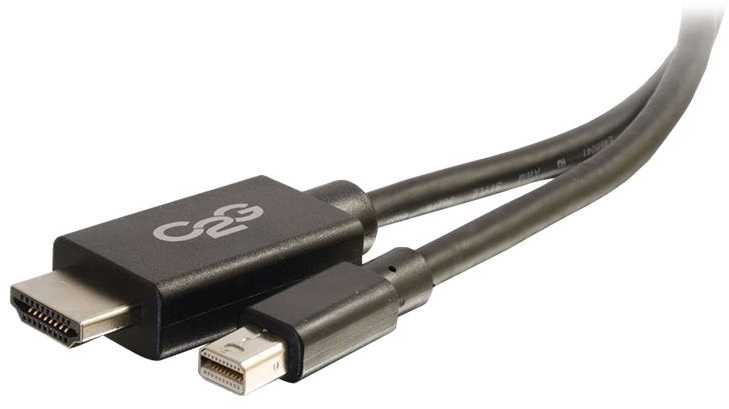 C2G 54421, 1,82 m, Mini DisplayPort, HDMI, Kištukas, Kištukas, Tiesus