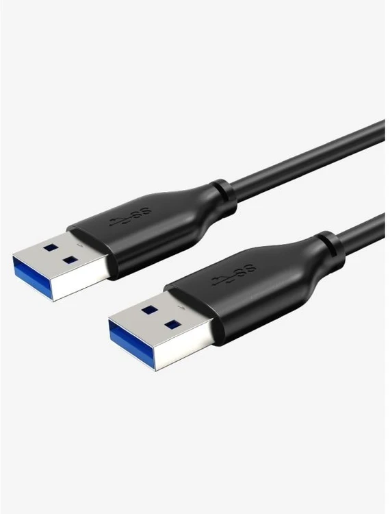 Cabletime CT-C160-U3-AMAMN-B2, 2 m, USB A, USB A, USB 3.2 Gen 1 (3.1 Gen 1), 5 Gbit/s, Juoda