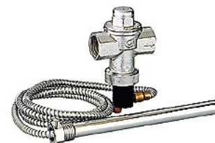 Caleffi International Nv „Caleffi“ terminis apsauginis vožtuvas kietojo kuro katilams su dvigubu temperatūros jutikliu 3/4'' (543513)
