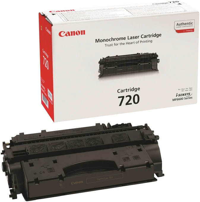 Canon 720 (2617B002) Lazerinė kasetė, Juoda