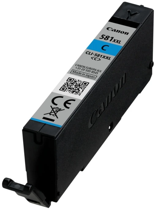 Canon CLI-581XXL didelės talpos žydro rašalo kasetė, žydra, 11,7 ml, 282 puslapiai