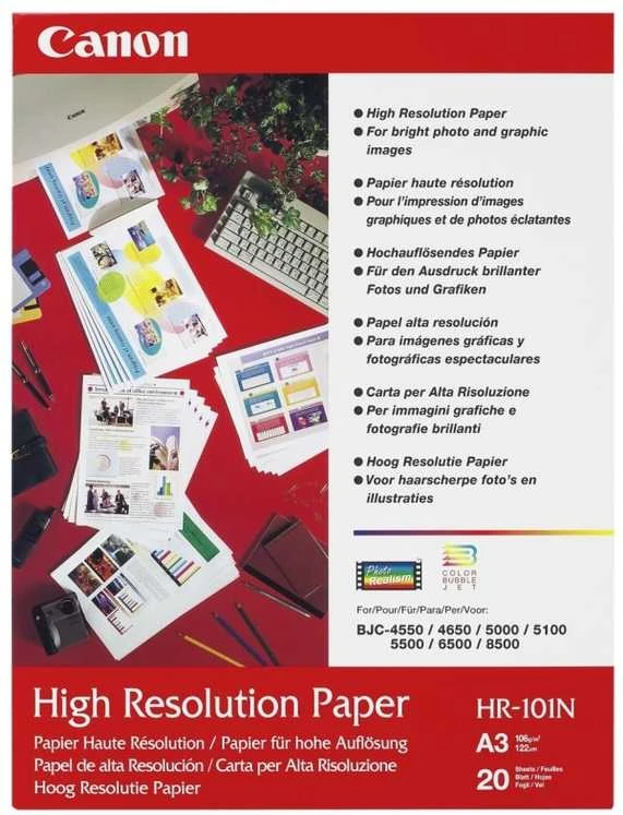 Canon HR-101 A3 Popierinis aukštos raiškos 20sh kopijavimo popierius