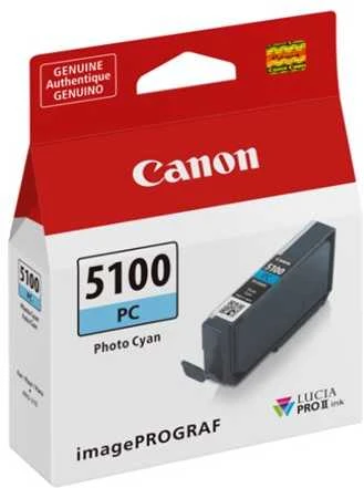 Originalus „Canon“ rašalo kasetė / PFI-5100 PC, 6956C001, foto žydra