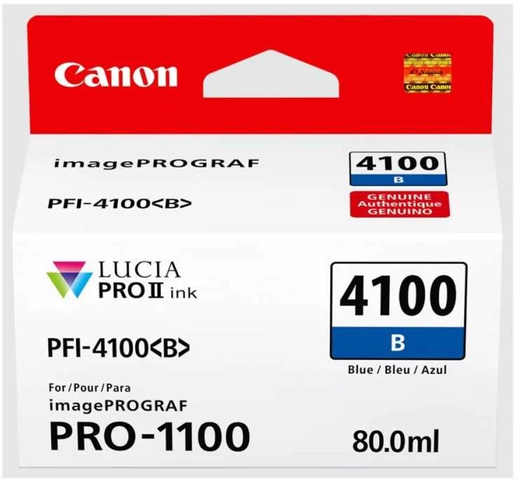 Originalus Canon rašalo kasetė PFI-4100 B, 6786C001, mėlynas, 80 ml