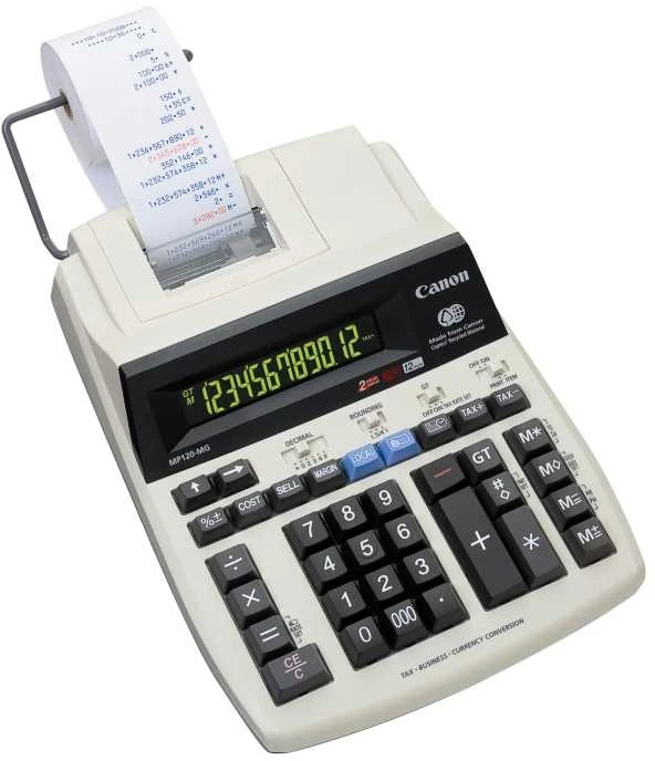 Canon MP120-MG-es II skaičiuotuvas Desktopas Spausdintuvo skaičiuotuvas Balta