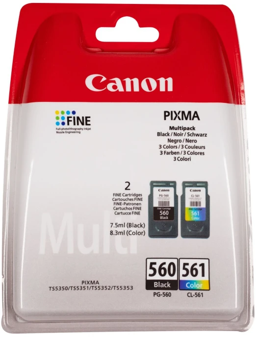 Canon 3713C006 rašalo kasetė Originalus Juoda, Žydras, Rausvai raudona, Geltona 2 vnt
