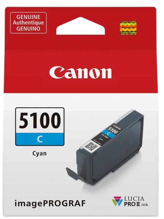 Originalus „Canon“ rašalas / kasetė PFI-5100 C, 6953C001, žydra