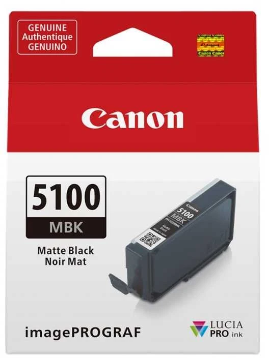 Originalus Canon rašalo kasetė PFI-5100 MBK, 6951C001, matinis juodas