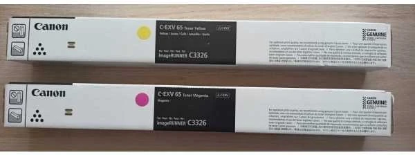 Canon C-EXV 65 (5764C001) Lazerinė kasetė, Geltona