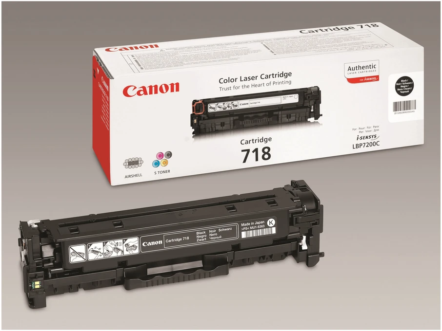 Toneris Canon CLBP718 BK 2P | LBP7200 / LBP7210 / LBP7660 / LBP7680