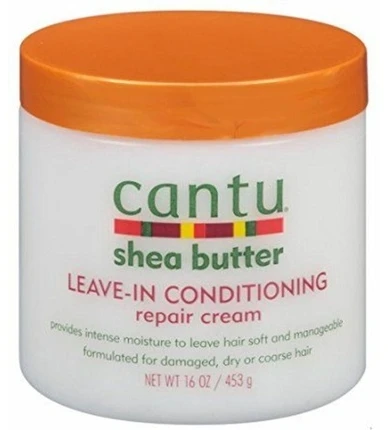 "Cantu" taukmedžio sviestas "Leave-In" kondicionuojantis atkuriamasis kremas 453g