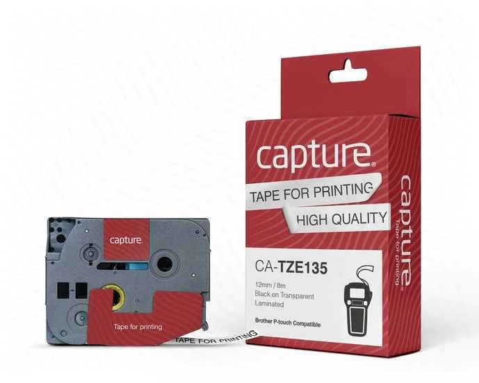 Capture 12 mm x 8 m baltas ant