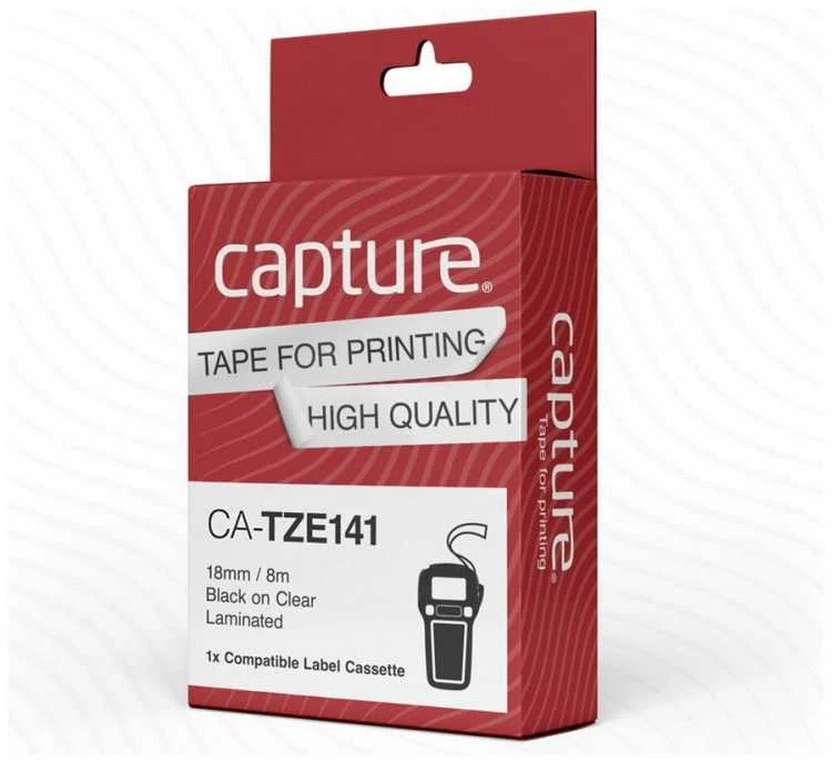 Capture 18 mm x 8 m juodos spalvos