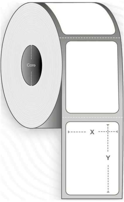 Capture Label 102 x 102mm, Core 76mm,