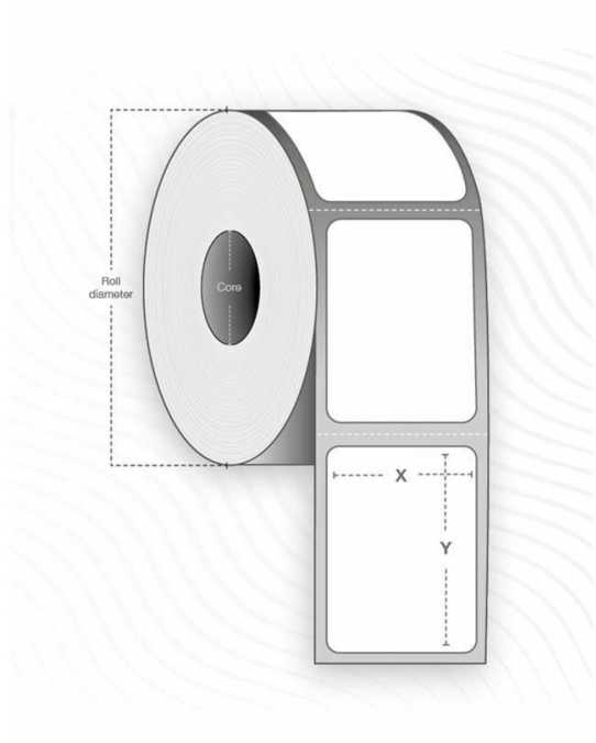 Capture Label 102 x 192mm, Core 25mm,