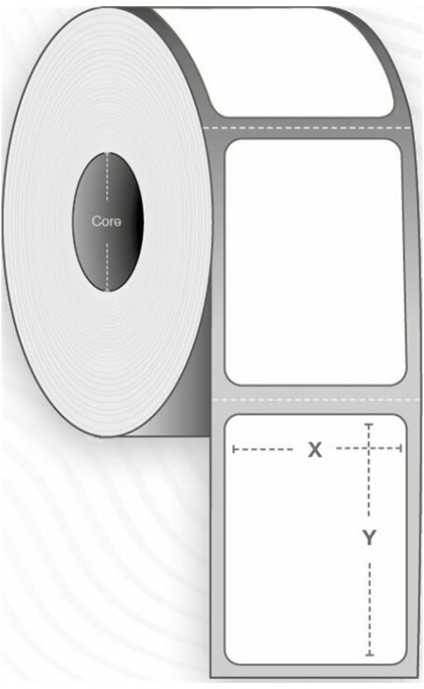 Capture Label 58 x 87mm, Core 76mm,
