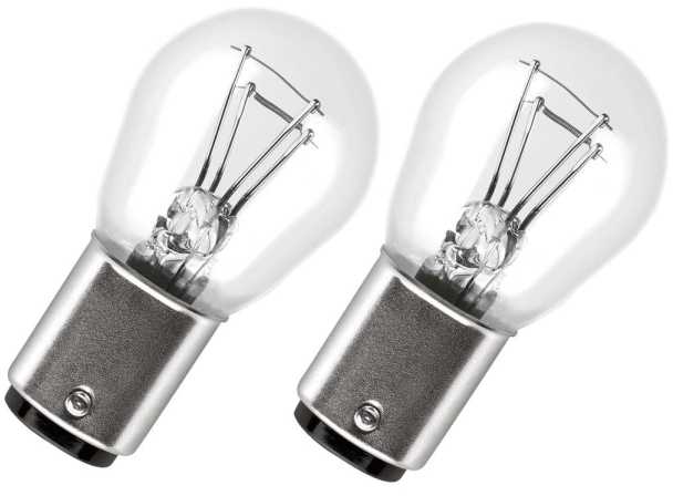 OSRAM Automobilinės lemputės 21/5W 12V BAY15D 2vnt