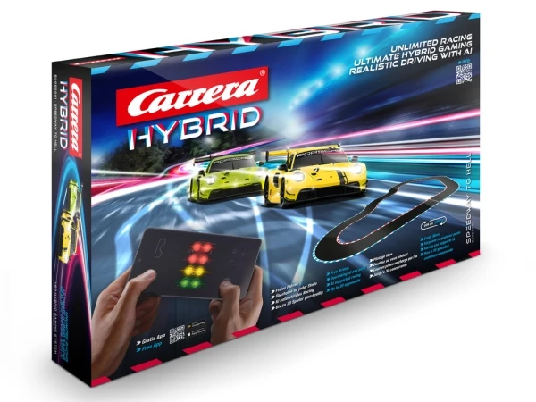 Carrera Hybrid Žalias Hell hibridinis lenktynių rinkinys