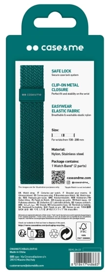 Case4Me SBS kilpelė Apple Watch 38/40/41 mm. Žalia.