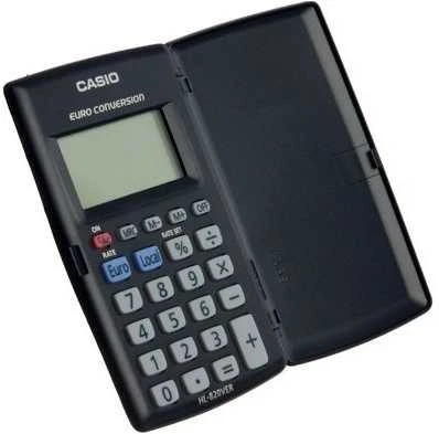 Casio HL-820VER skaičiuotuvas su atlenkiamu dėklu