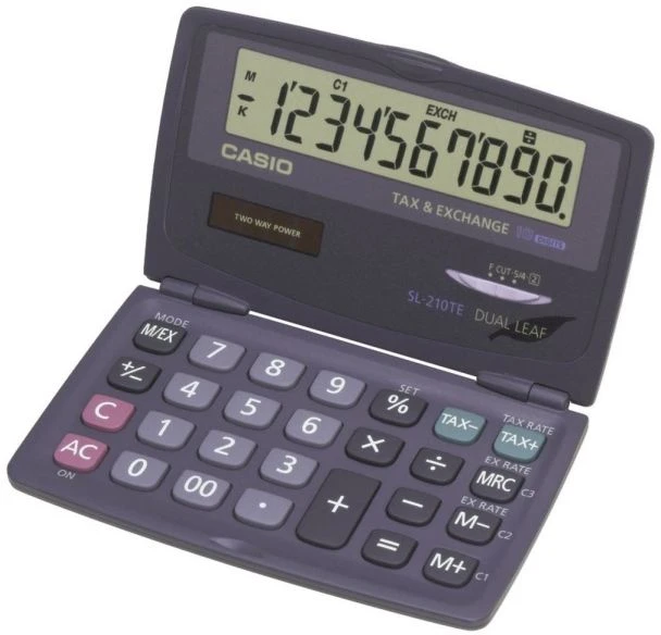 „Casio“ skaičiuotuvas (SL-210TE-S)