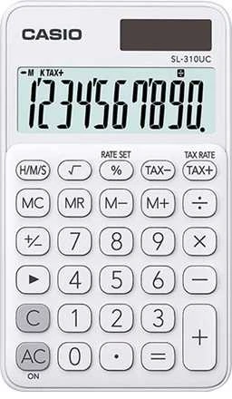 Skaičiuotuvas - Casio SL-310UC-WE, Baltas