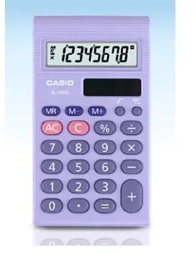 Casio skaičiuotuvas SL 450 S, kišeninis, 8 skaitmenų