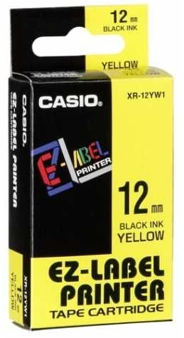 Casio XR-12 YW 12 mm juoda ant geltonos spalvos (XR-12YW)