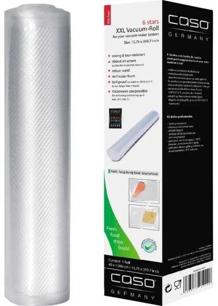 Caso profesionalios vakuumavimo plėvelės ritinys, 40 × 1000 cm, 1 vnt., 150 μm