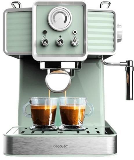 Kavos aparatas Cecotec Power Espresso 20 Traditional Light žalia