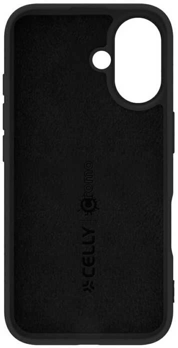 Dėklas Celly CROMO1078BK, Cover, Apple, iPhone 16, 15.5 cm (6.1"), Juodas