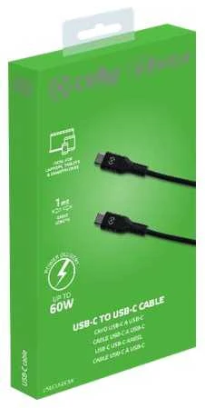 CELLY USB-C Į USB-C KABELIS 1M