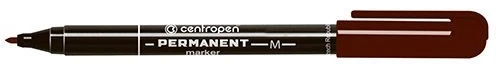 „Centropen Marker“ rūdos nuolatinis apvalus antgalis 1,00 mm (2846/11)