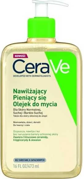 Drėkinamasis putojantis prausimosi aliejus Cerave Hydrating Foaming Oil Cleanser, 473 ml