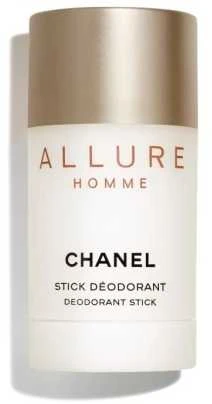 Chanel Allure Homme Dezodorantas Stick pieštukinis dezodorantas vyrams, 75 ml