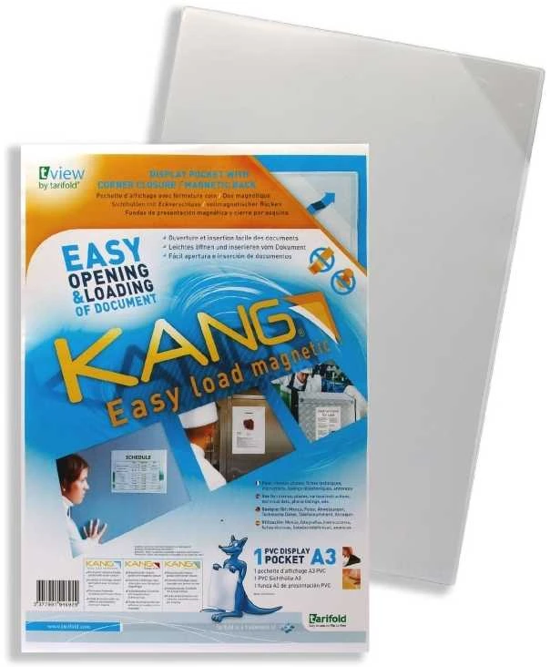Plakatas Tarifold MAGNETIC POCKET KANG EASY LOAD A4 5 Vnt. (194690 TR)